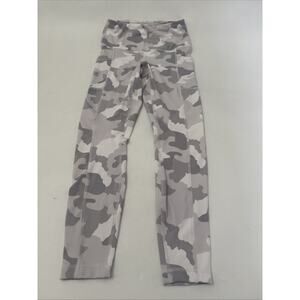 Women’s Yogalicious Camo Athletic Leggings Yoga Pants XS Polyester Spandex